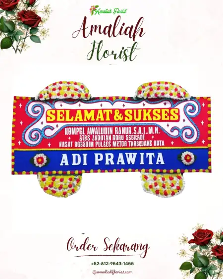 Papan Bunga Ucapan Selamat Kalijudan